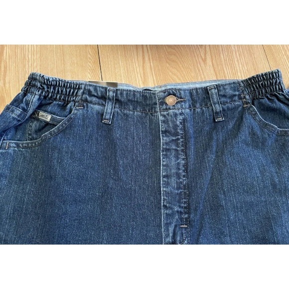 Lee side elastic at the waist women’s Size 16 Medium Blue Jeans - Picture 3 of 9